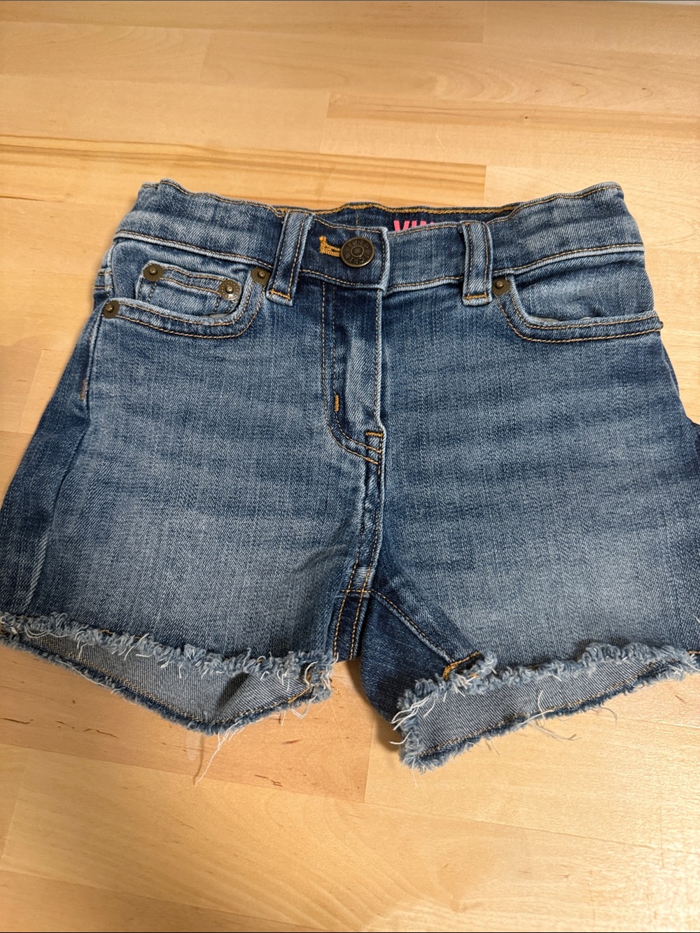 Crewcuts Distressed Denim Cutoff Shorts - Blue